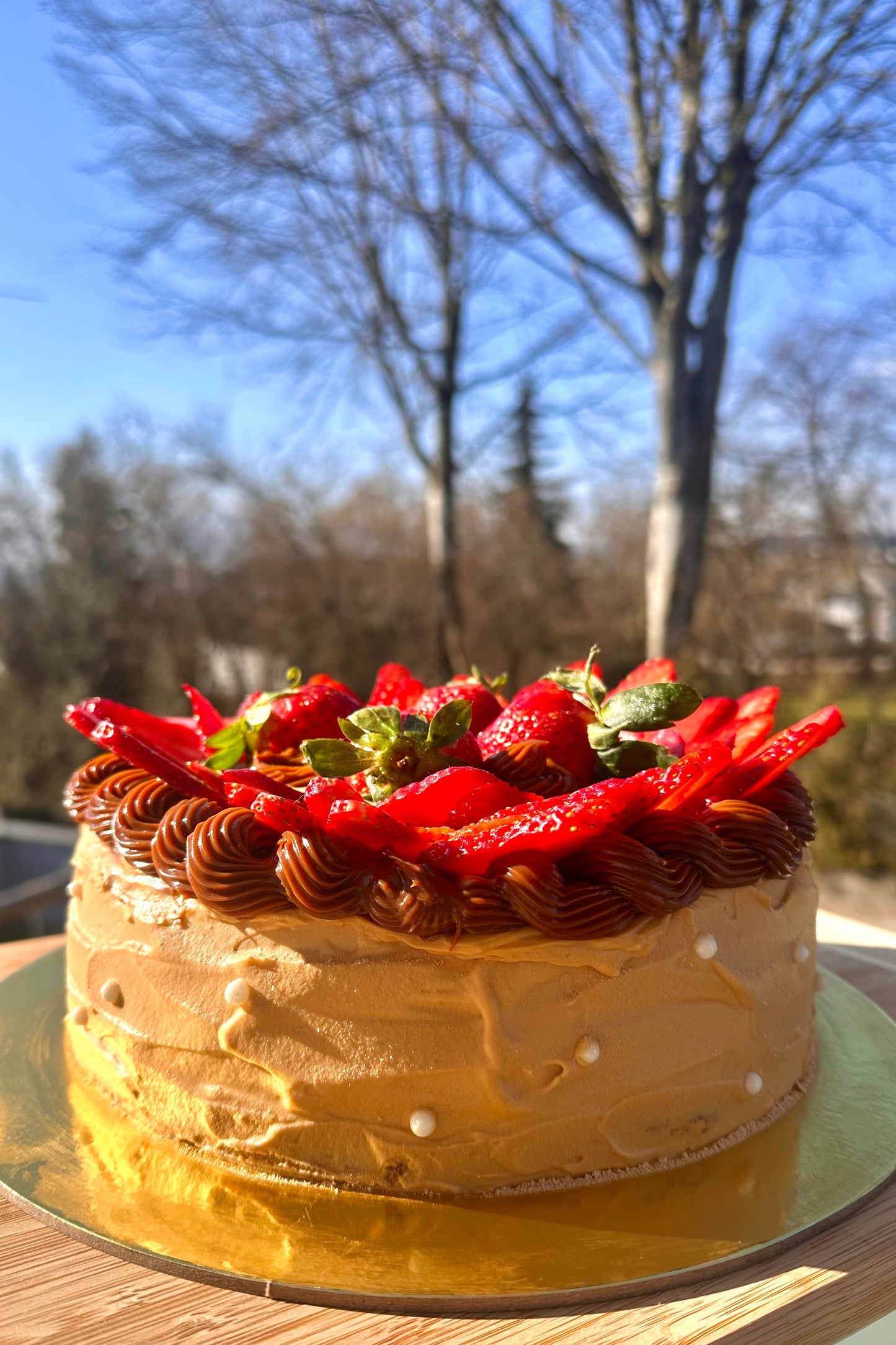 Tarta de Fresas Frescas