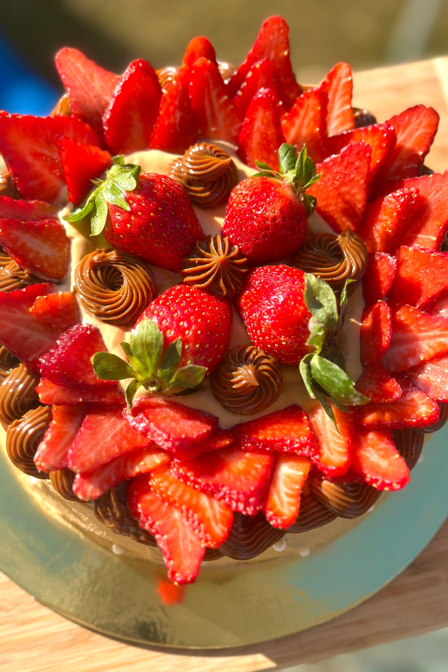 Tarta de Fresas Frescas