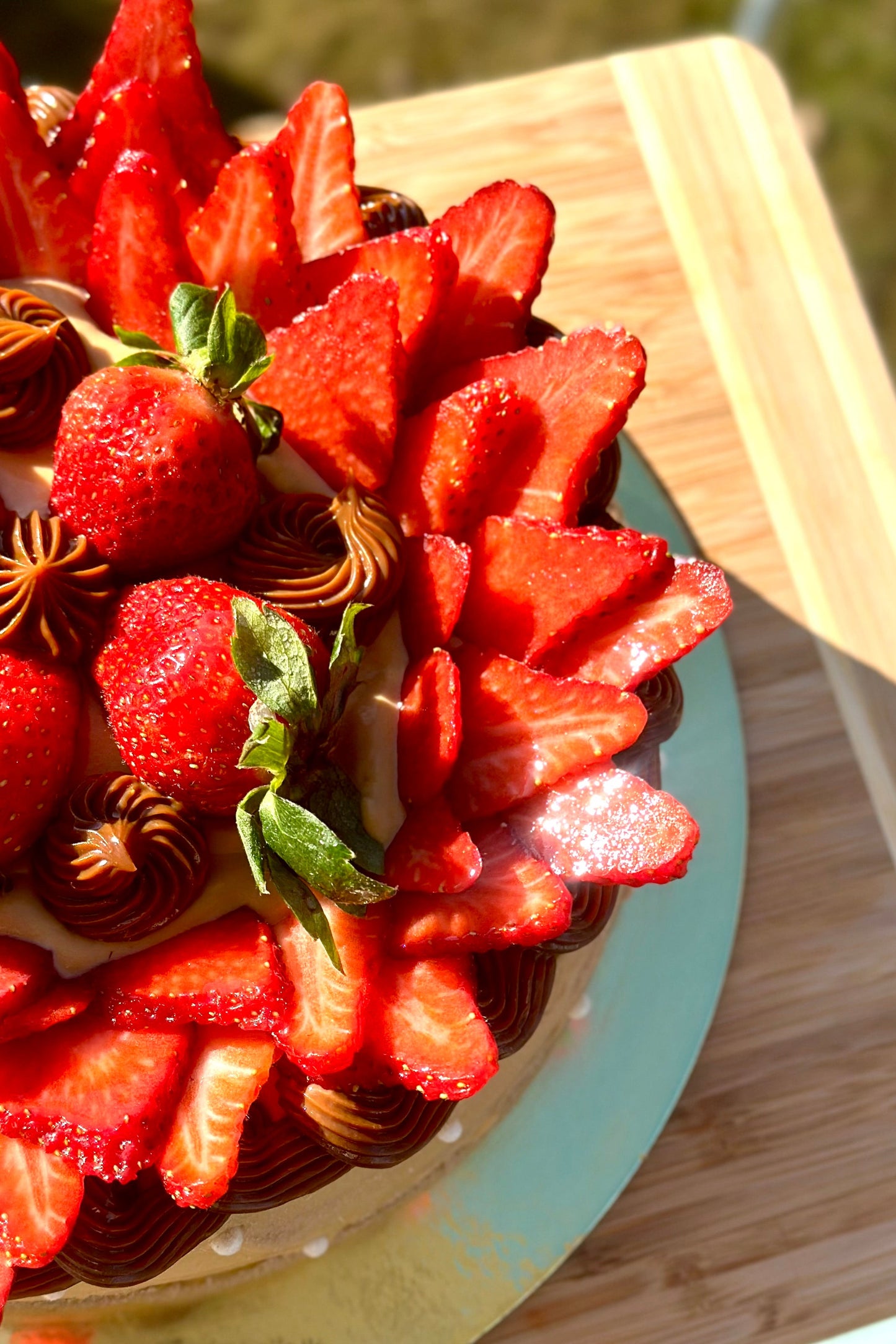 Tarta de Fresas Frescas